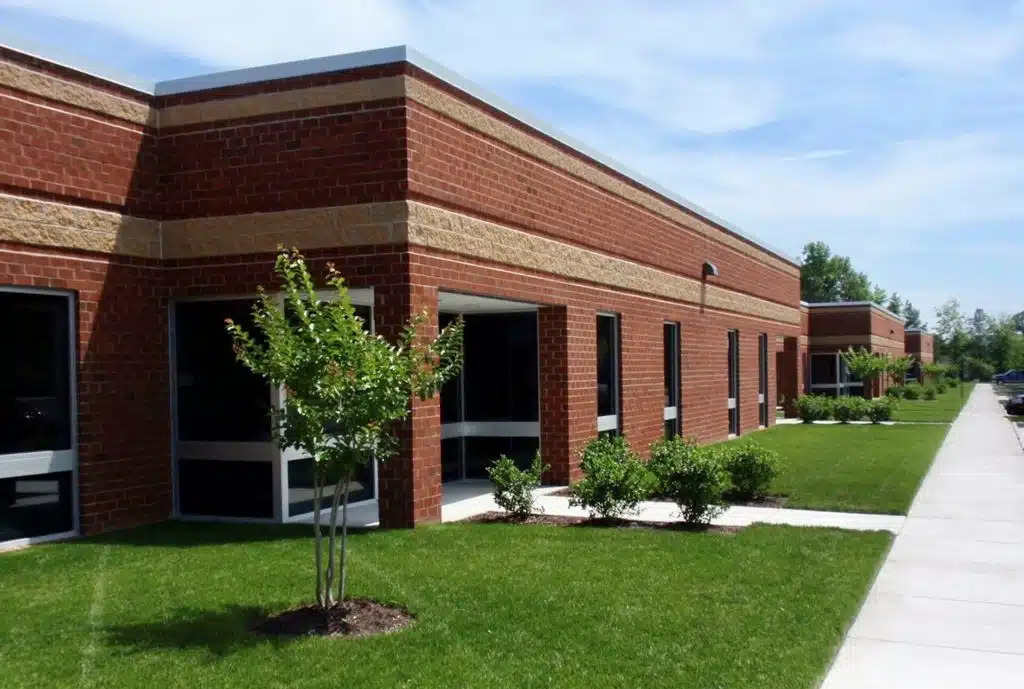 Ruffin Mill sidewalk view